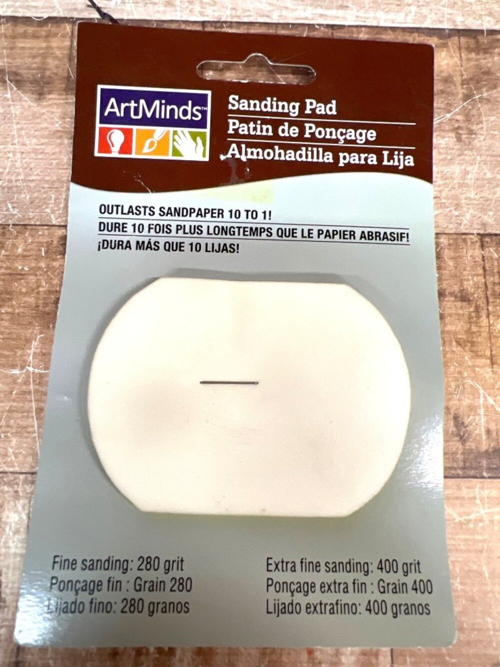 ArtMinds Sanding Pad For Fine & Extra Fine Sanding 280/400 Grit Durable Design